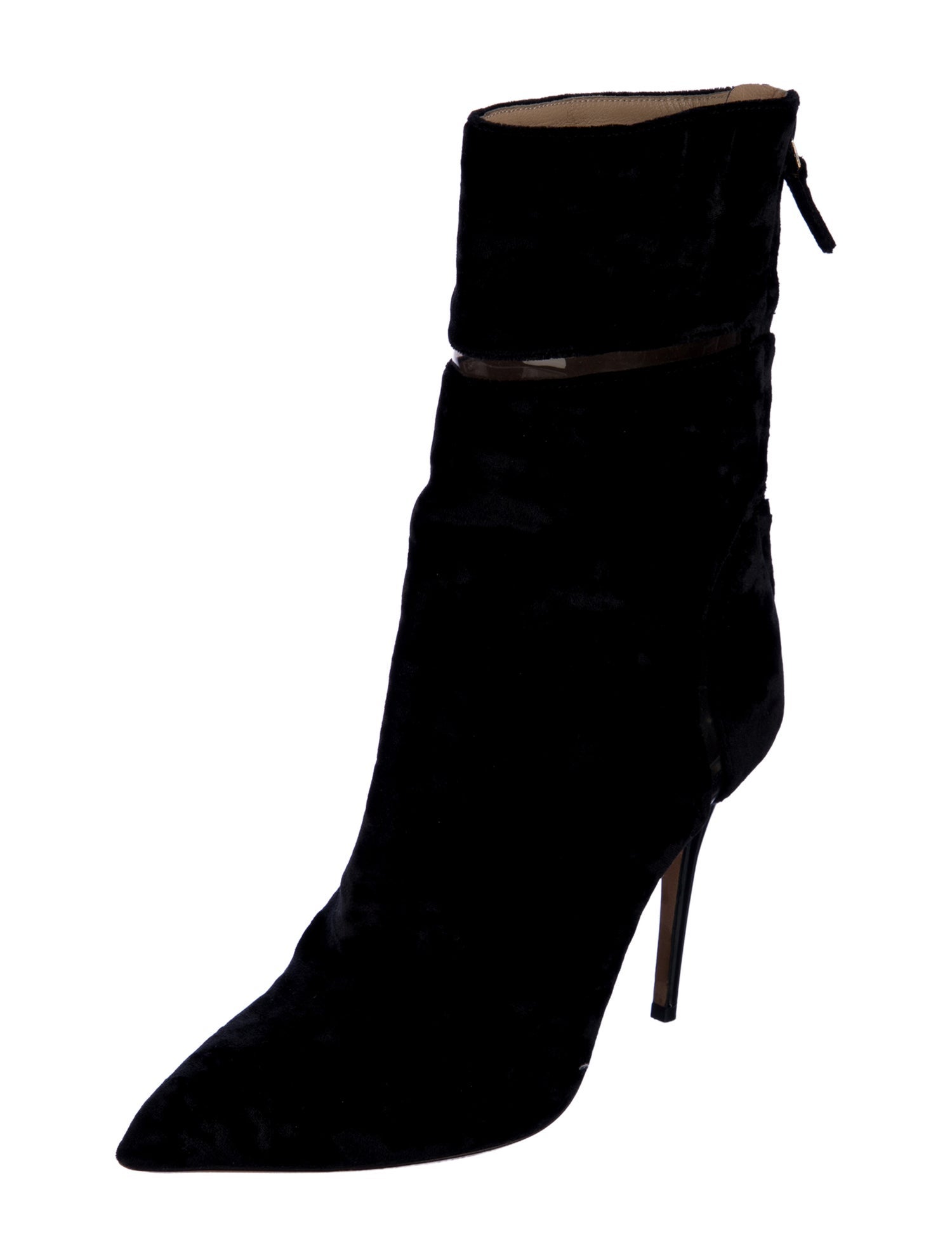 Monique Lhuillier Velvet Boots