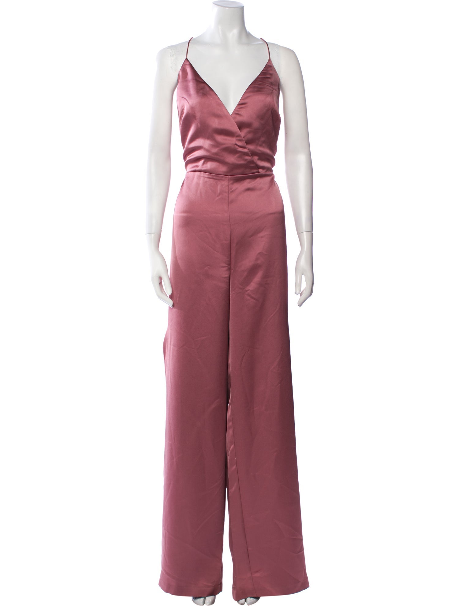 Monique Lhuillier V-Neck Jumpsuit