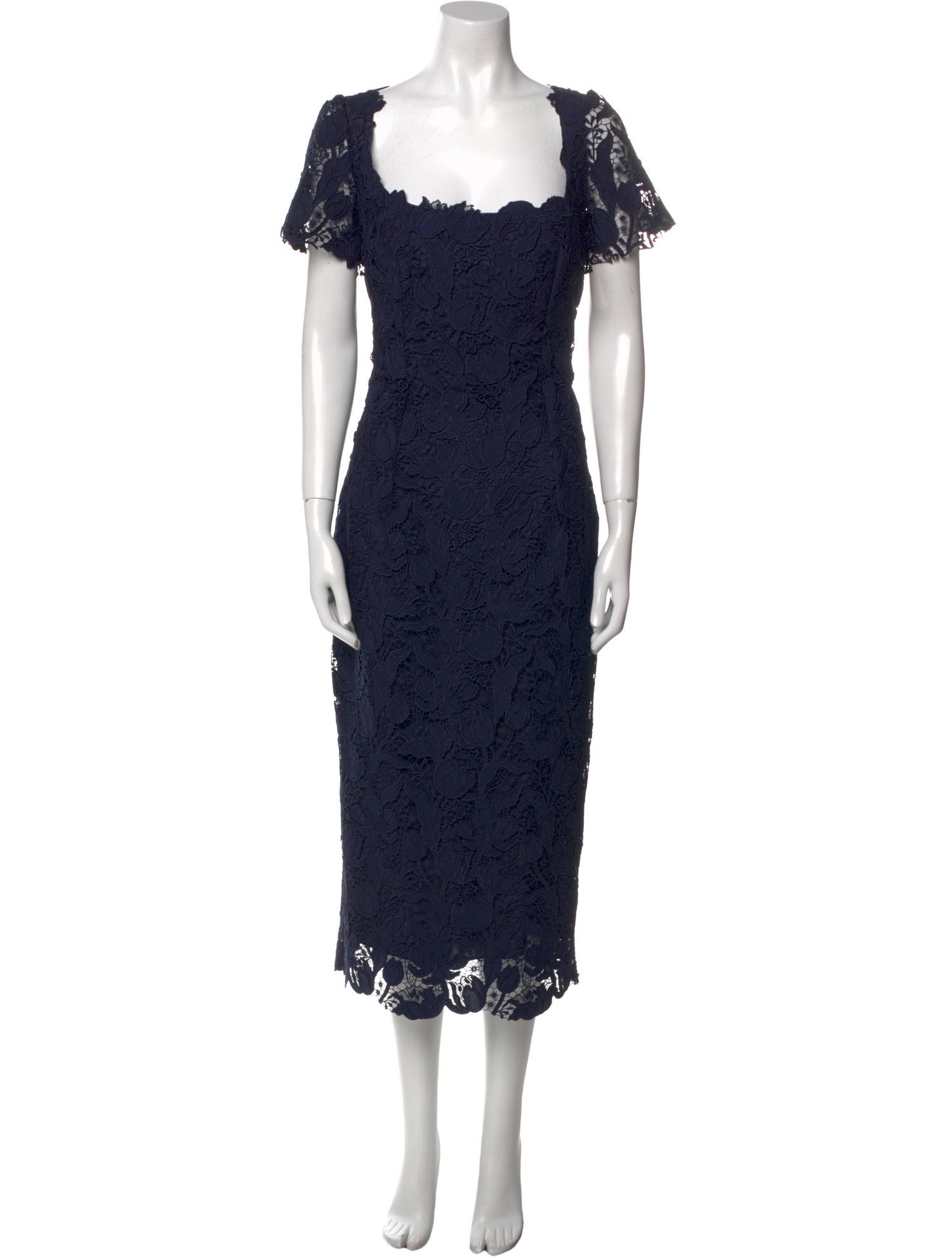 Monique Lhuillier Silk Long Dress