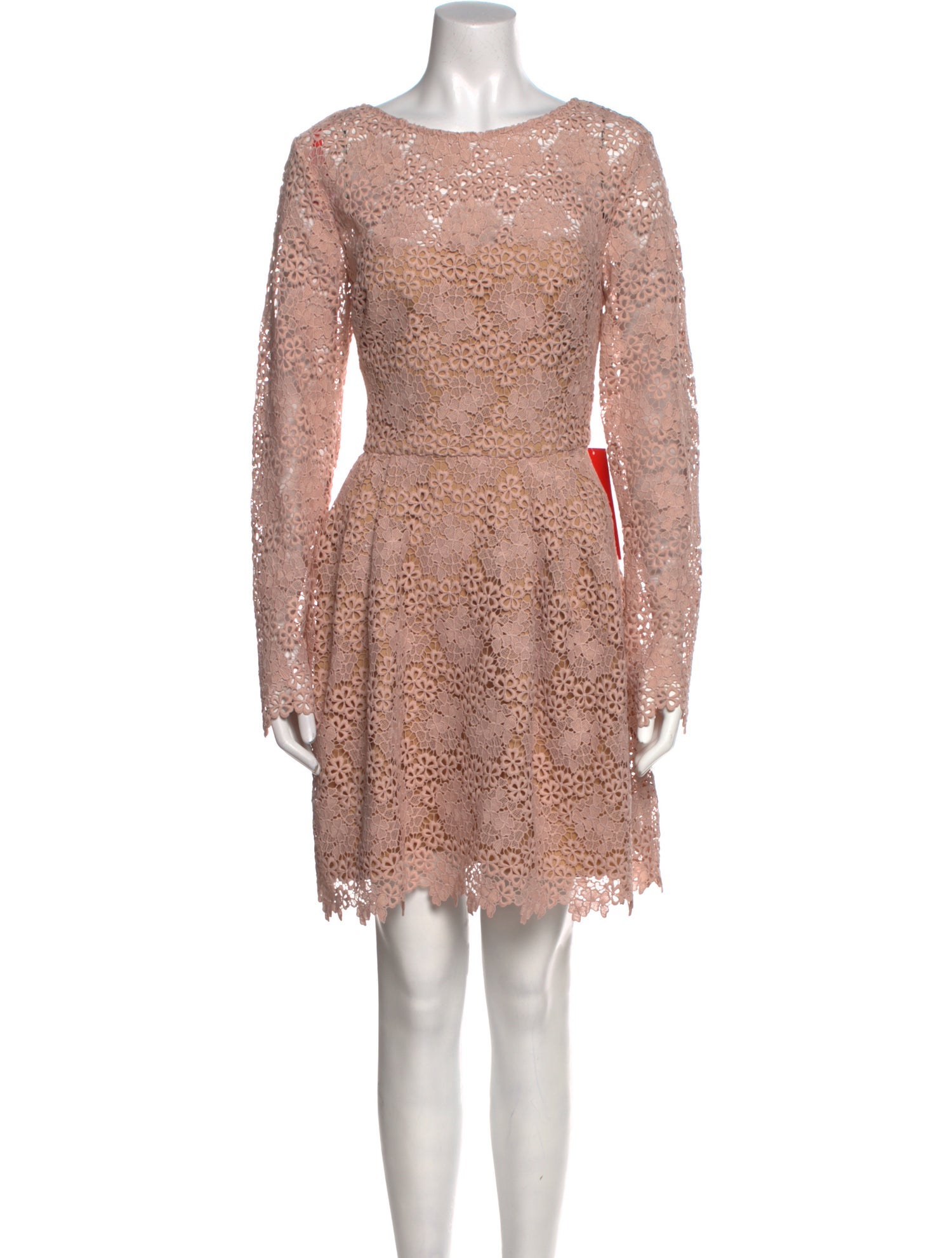 Monique Lhuillier Patterned Knee-Length Dress w/ Tags