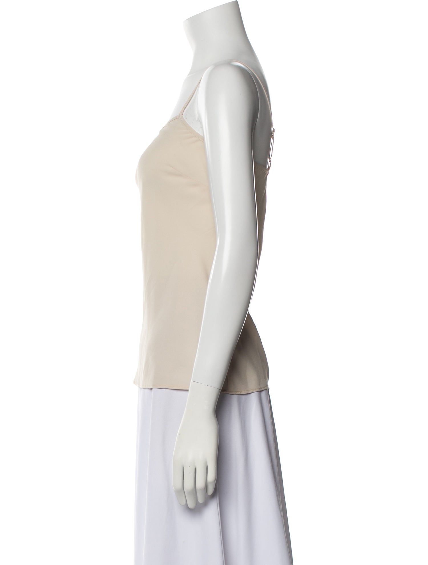 Monique Lhuillier V-Neck Sleeveless Top