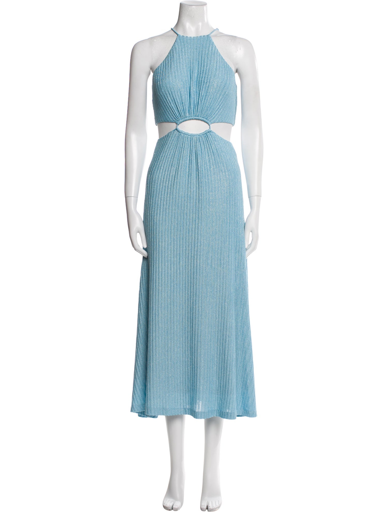 Monique Lhuillier Halterneck Knee-Length Dress