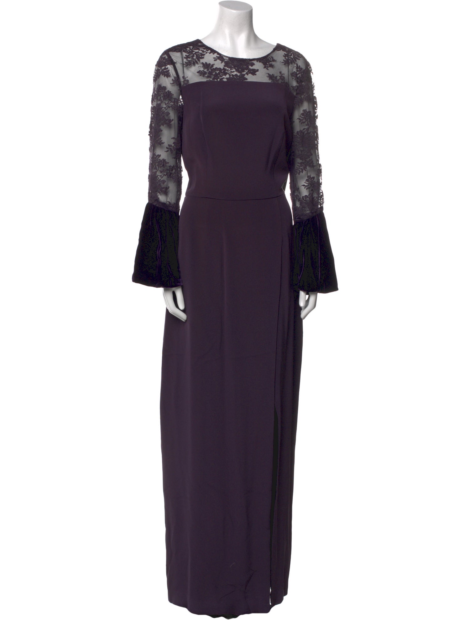 Monique Lhuillier Silk Long Dress w/ Tags