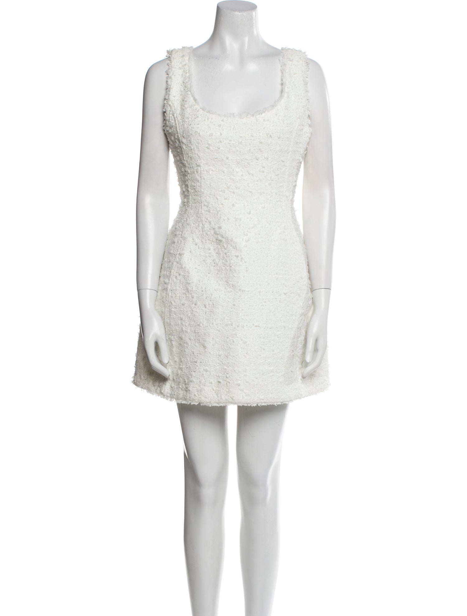 Monique Lhuillier Scoop Neck Mini Dress w/ Tags