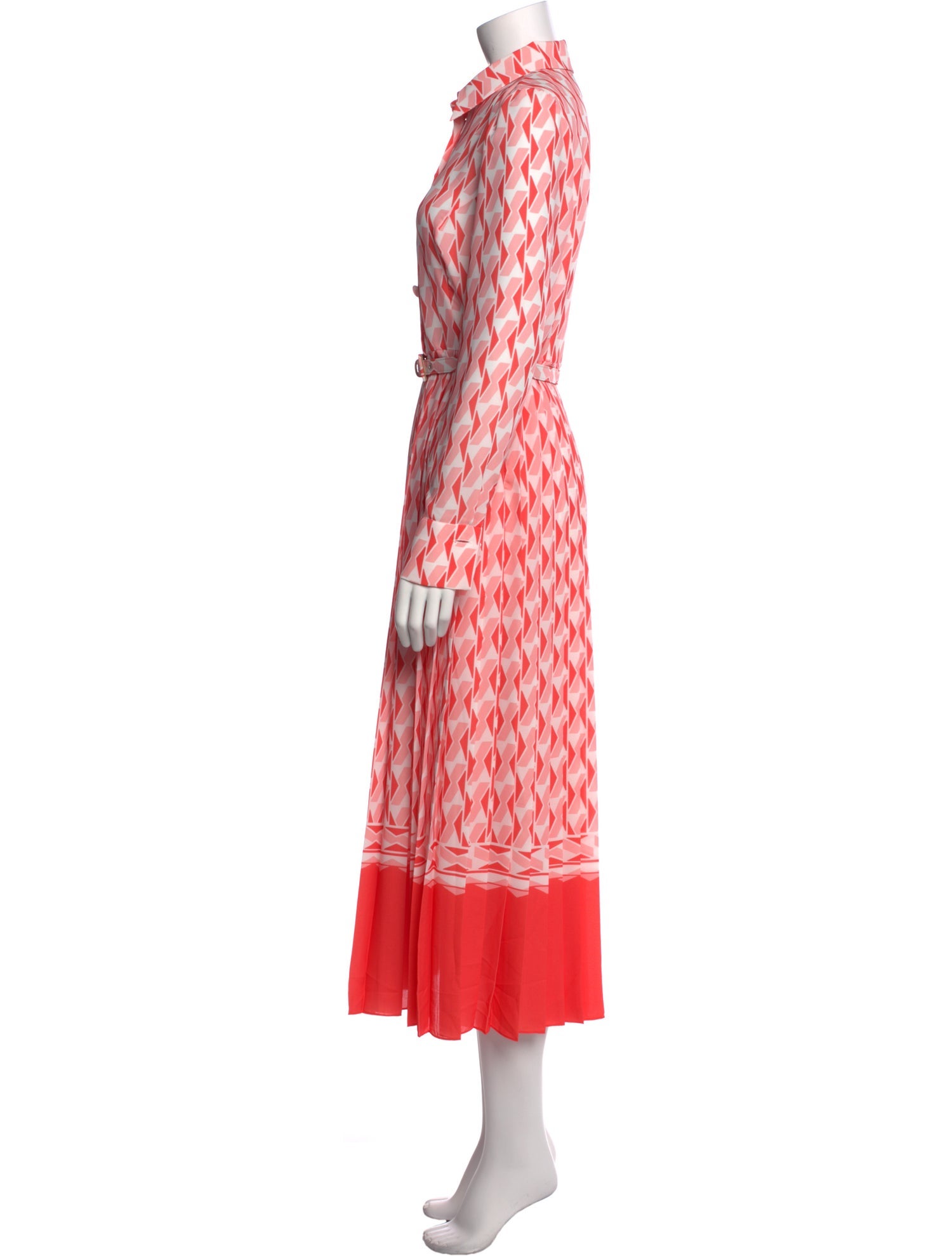 Monique Lhuillier Printed Long Dress w/ Tags