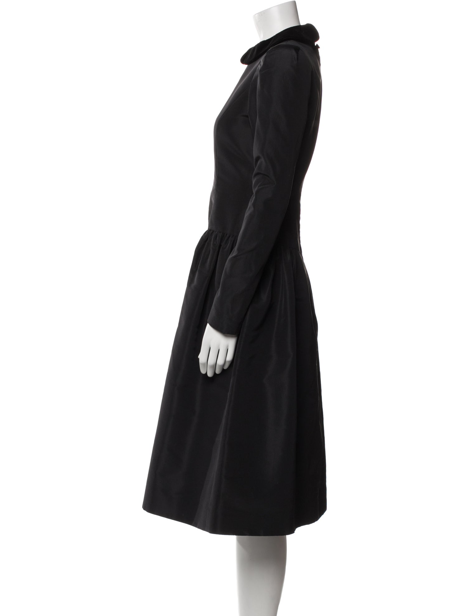 Monique Lhuillier Silk Knee-Length Dress