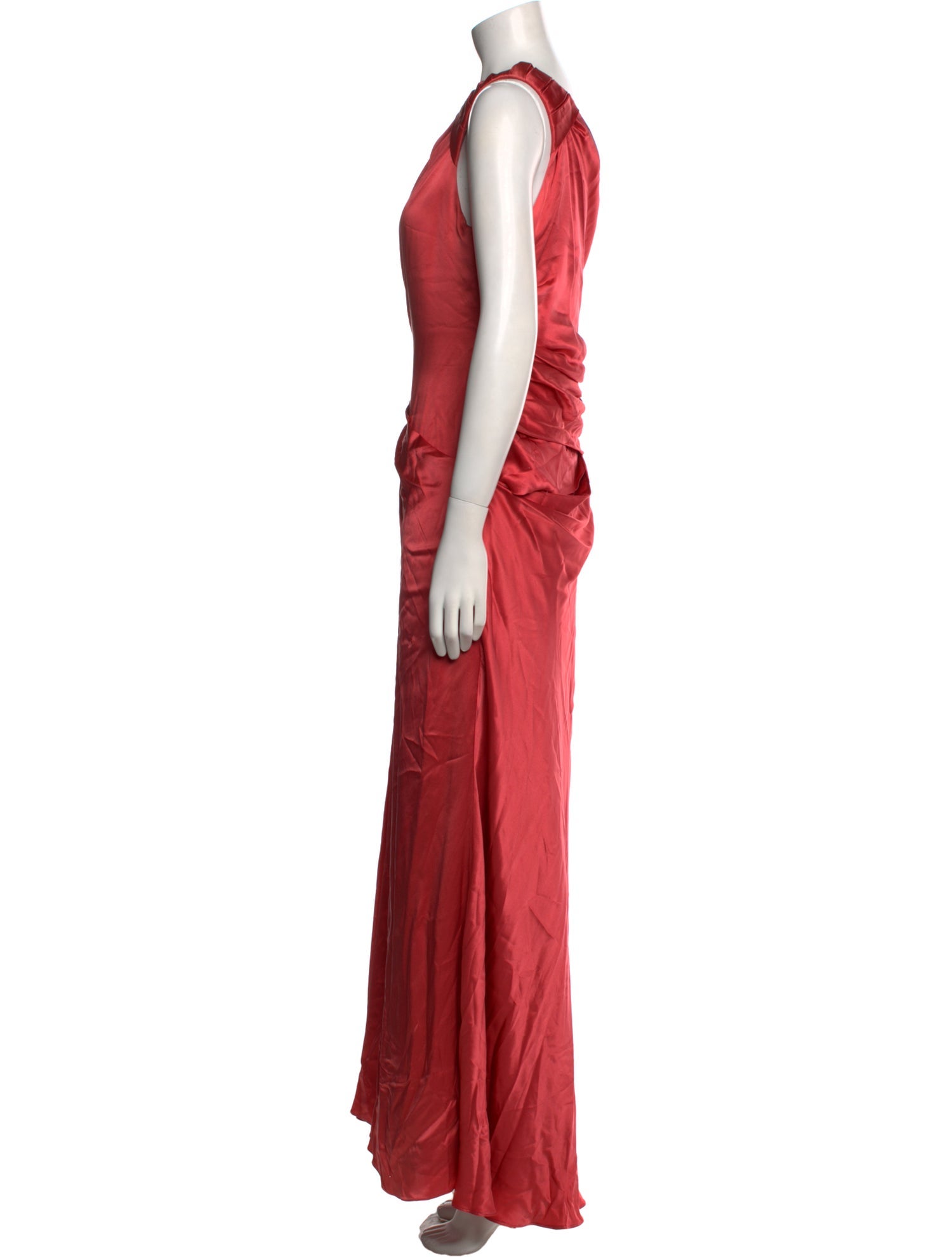Monique Lhuillier Silk Long Dress