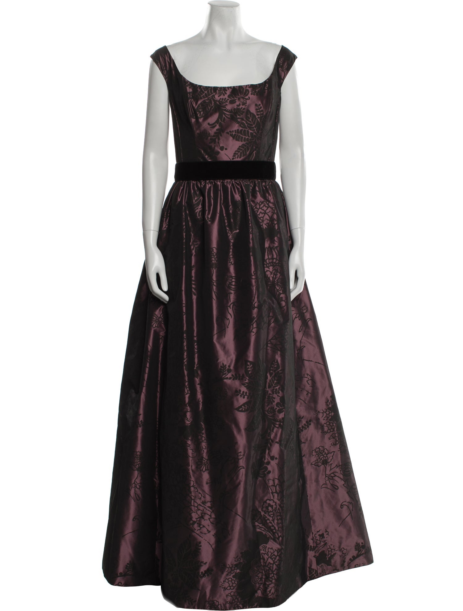 Monique Lhuillier Silk Long Dress