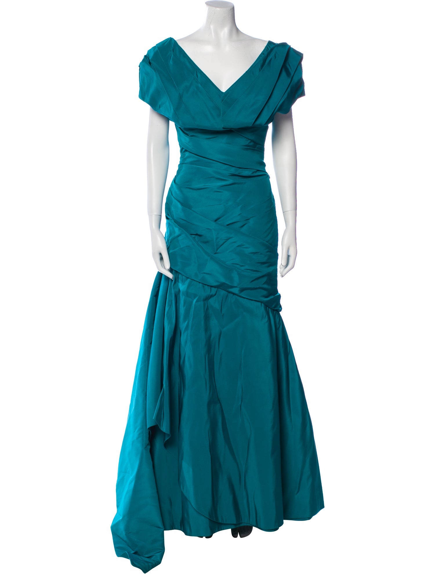 Monique Lhuillier Silk Long Dress