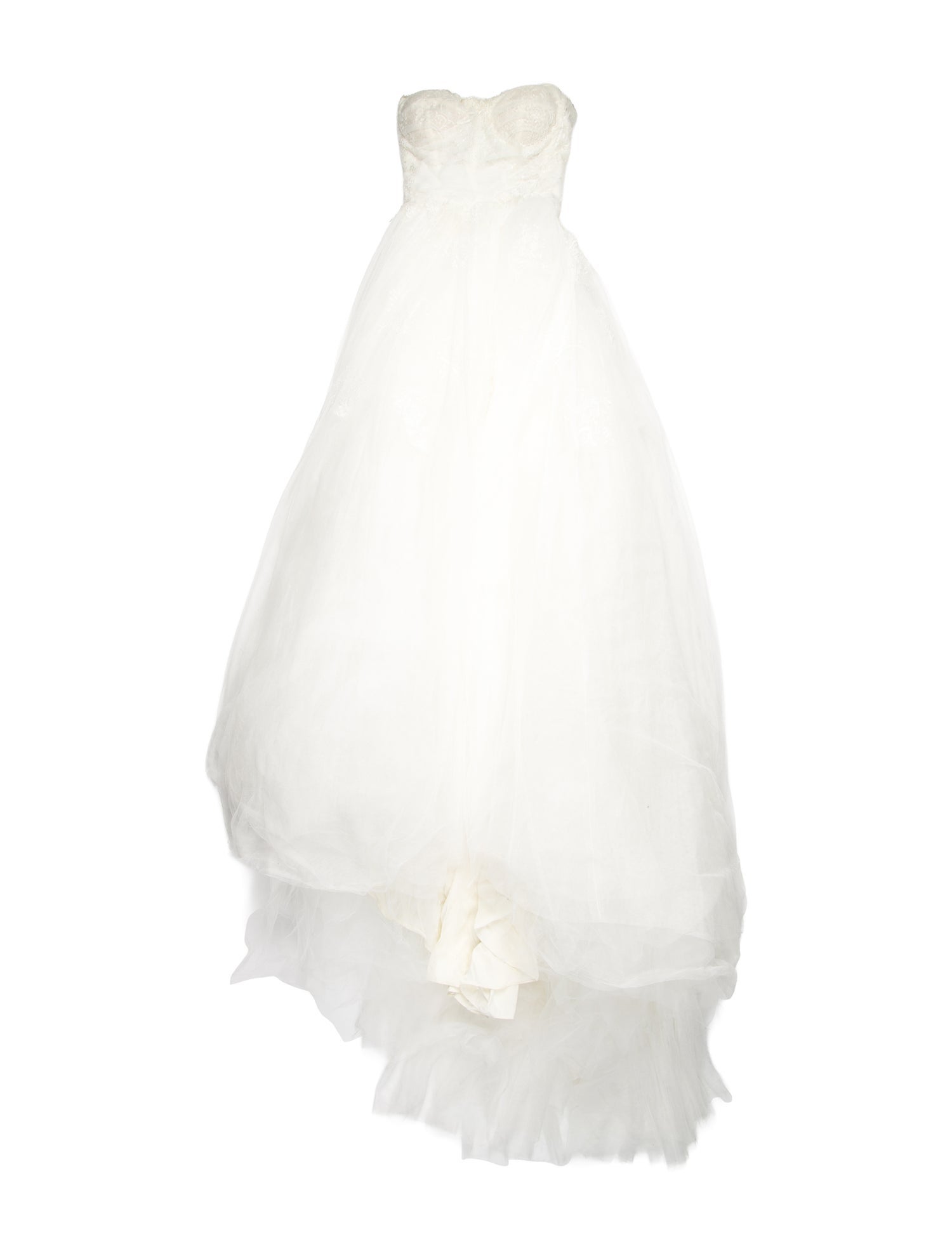 Monique Lhuillier Strapless Long Dress