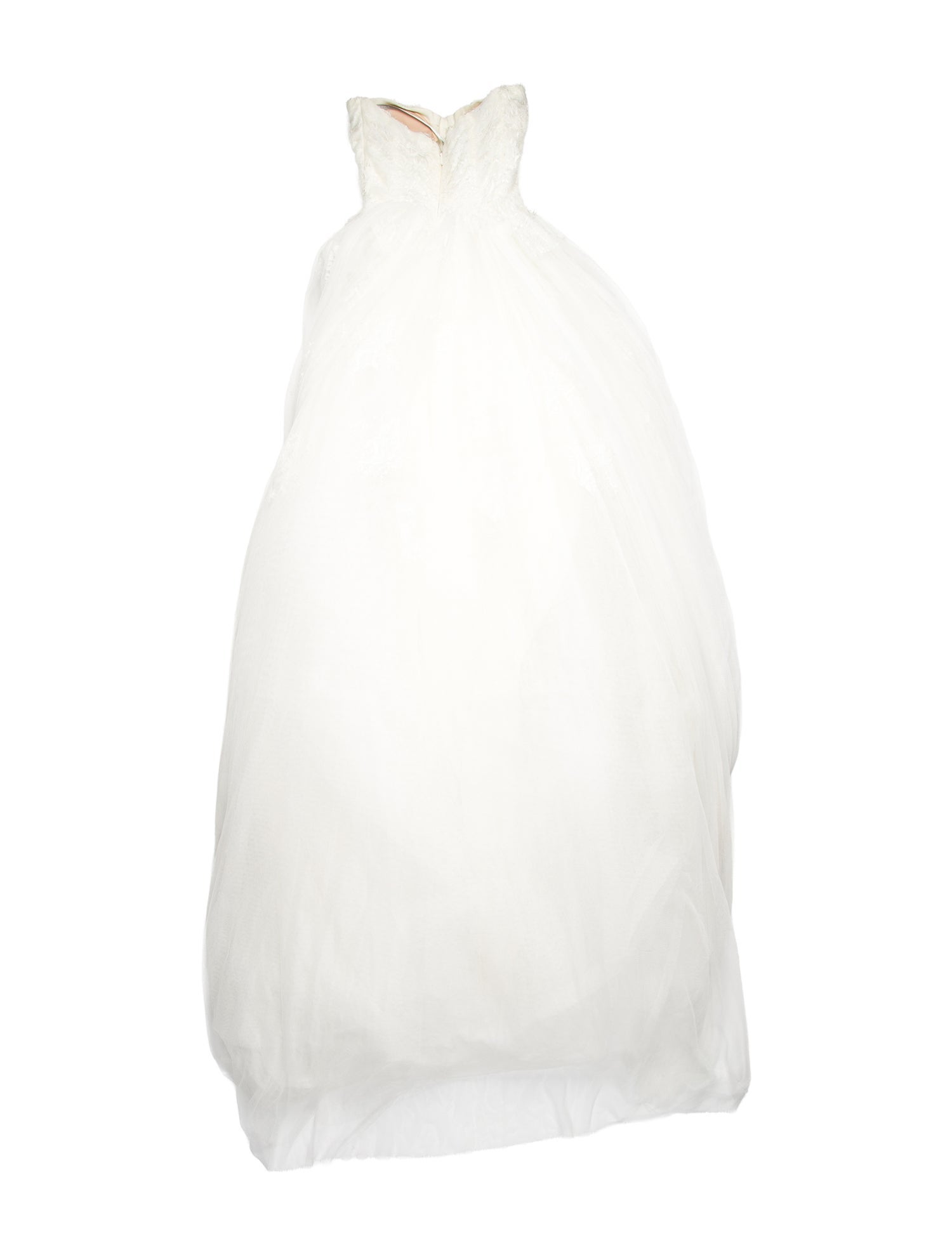 Monique Lhuillier Strapless Long Dress