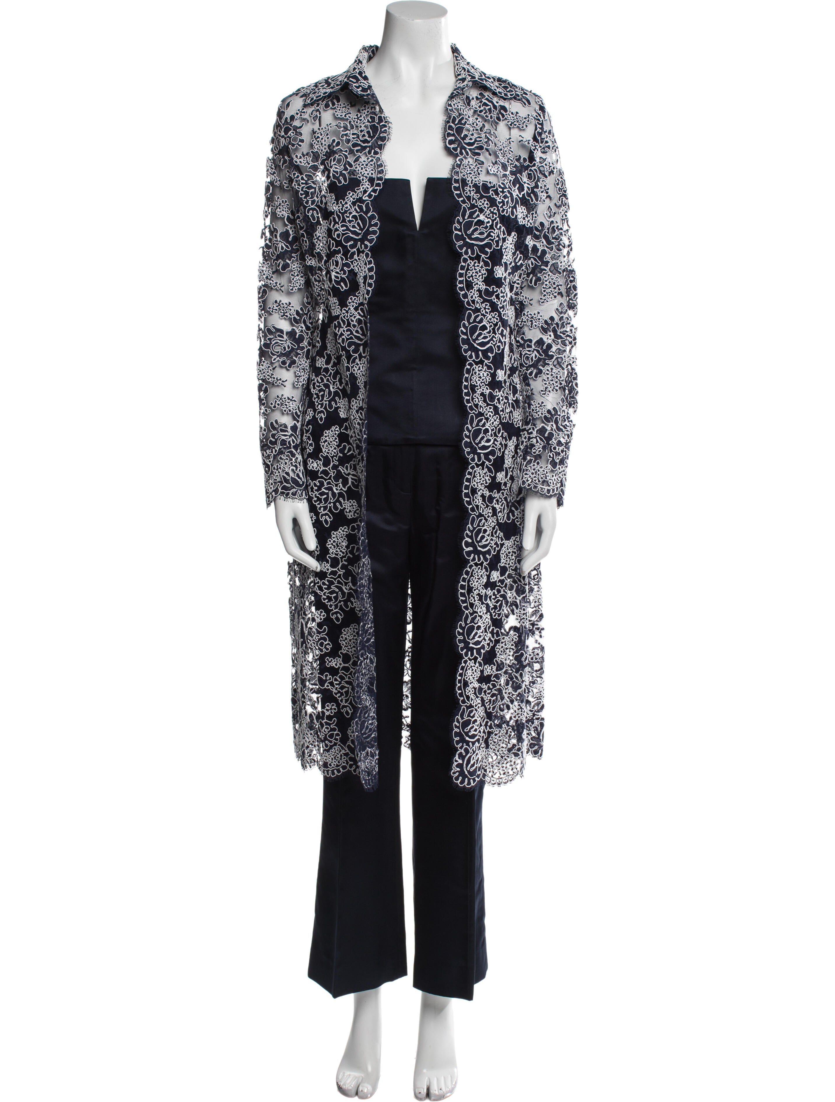 Monique Lhuillier Printed Pant Set