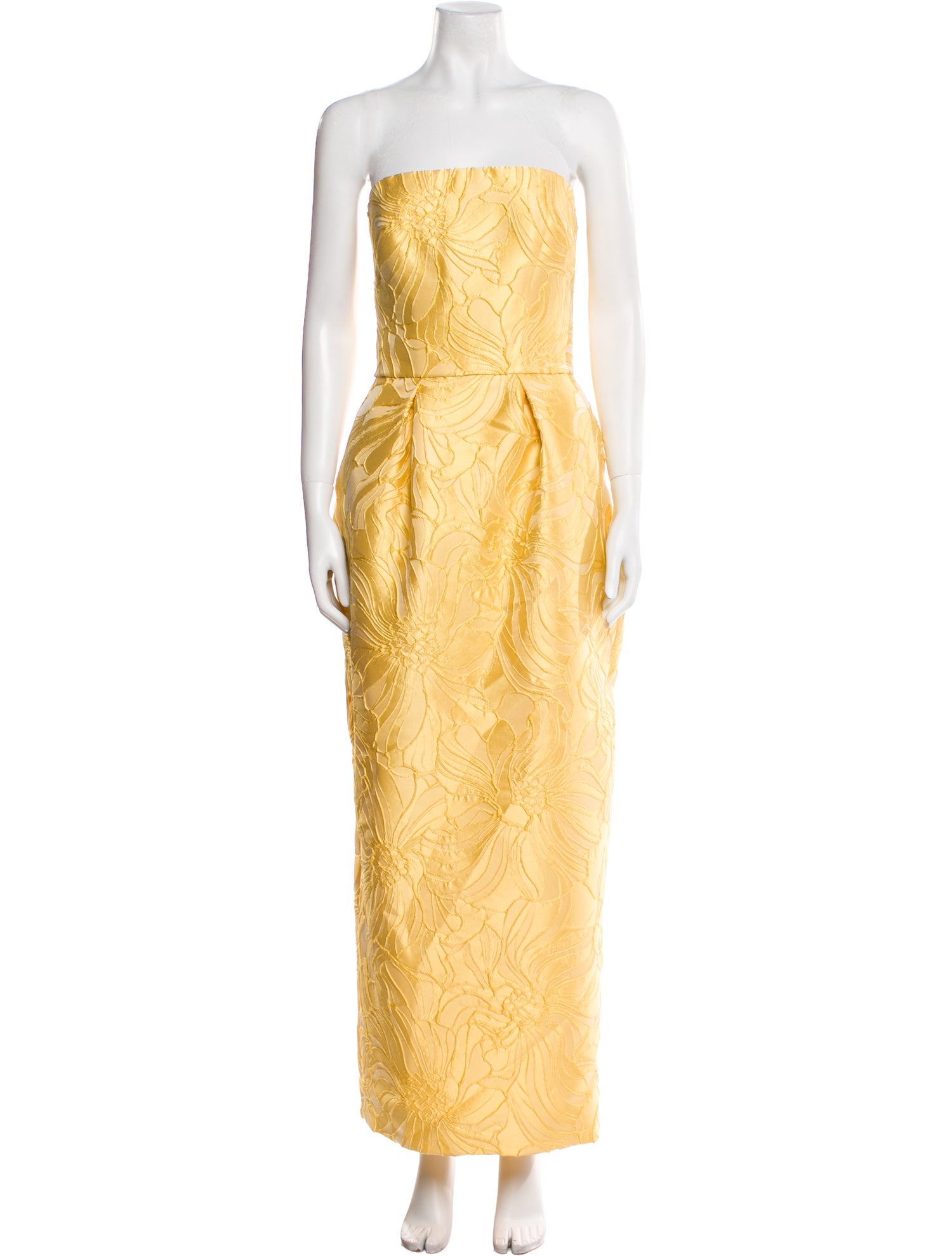 Monique Lhuillier Strapless Long Dress w/ Tags