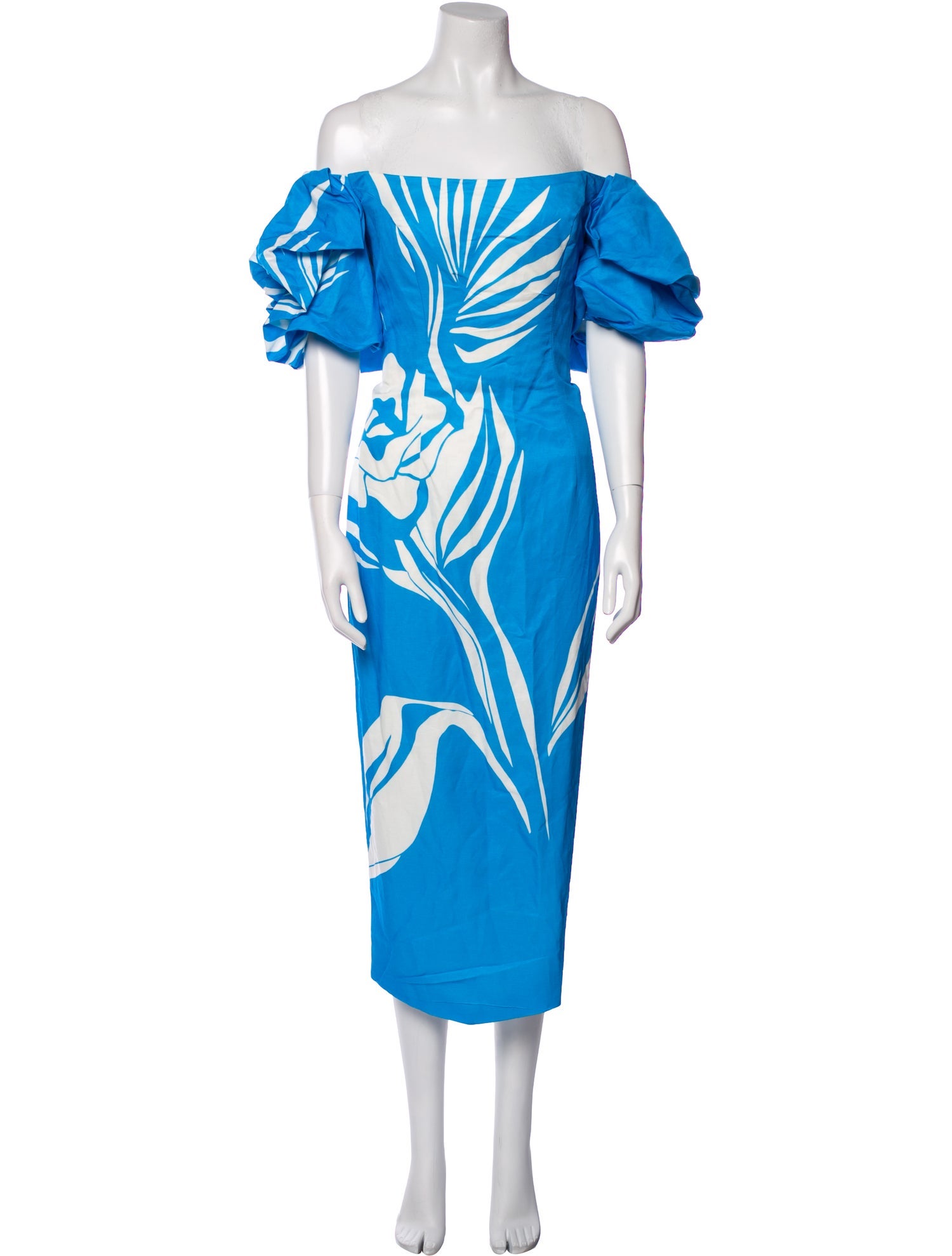 Monique Lhuillier Silk Midi Length Dress w/ Tags