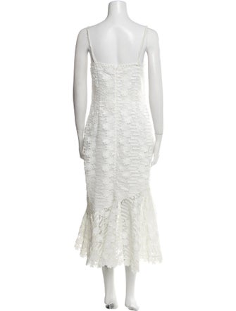 Monique Lhuillier Strapless Long Dress