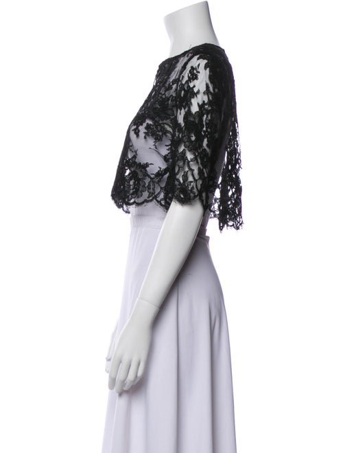 Monique Lhuillier Lace Lace Pattern Bolero