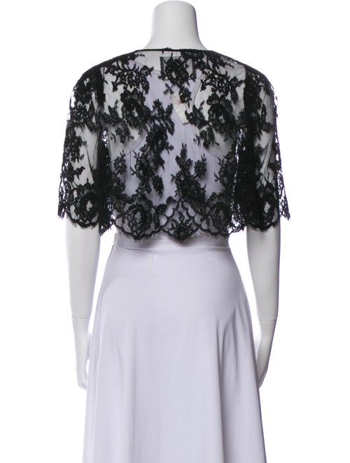 Monique Lhuillier Lace Lace Pattern Bolero