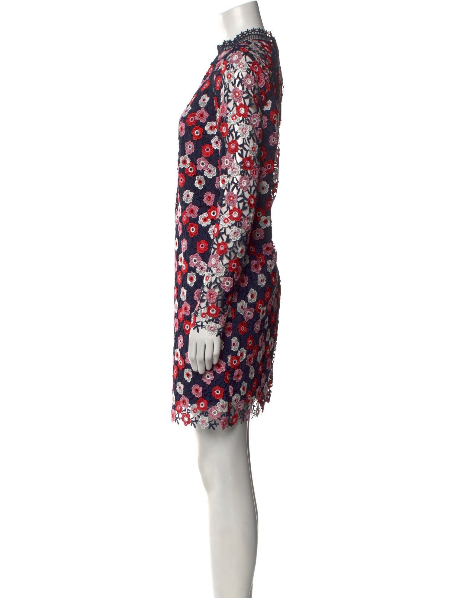 Monique Lhuillier Wool Mini Dress