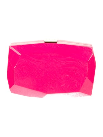 Monique Lhuillier Acrylic Minaudière