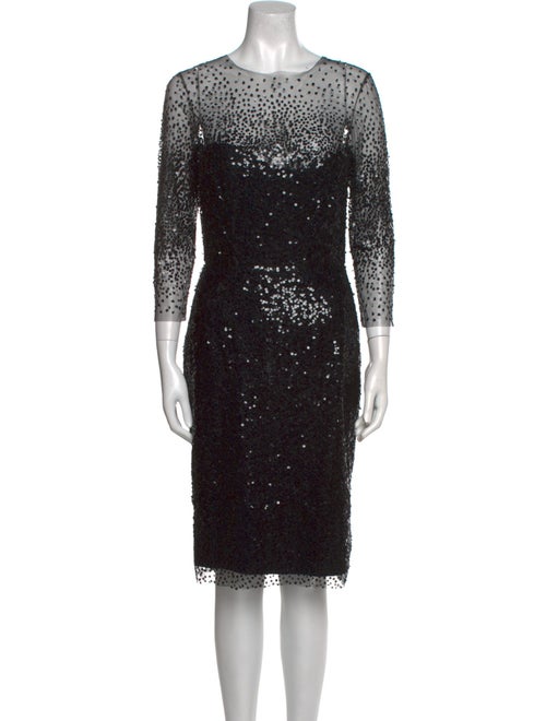 Monique Lhuillier Nylon Knee-Length Dress