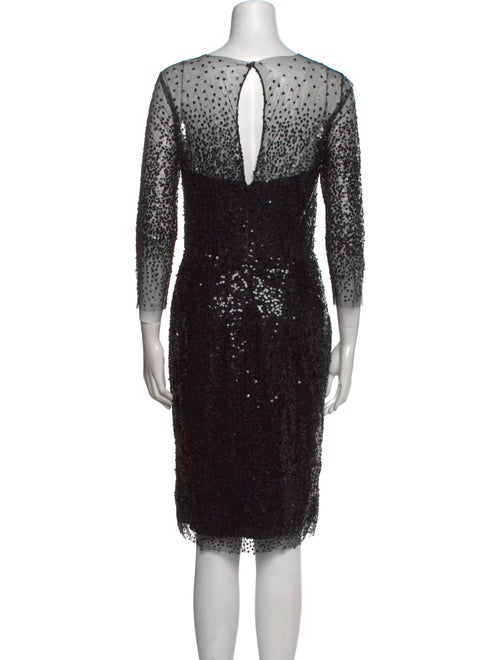 Monique Lhuillier Nylon Knee-Length Dress