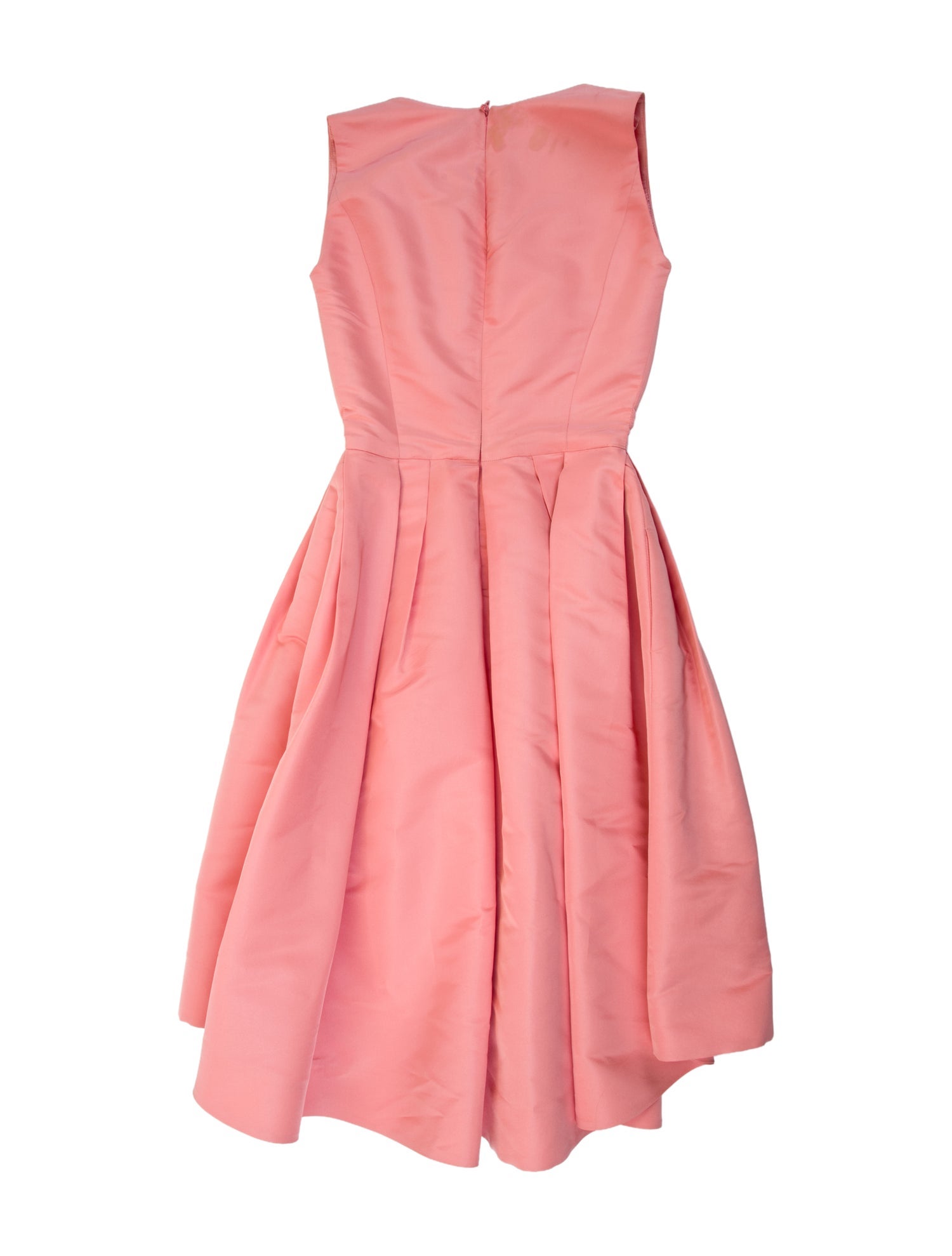 Monique Lhuillier Square Neckline Midi Length Dress