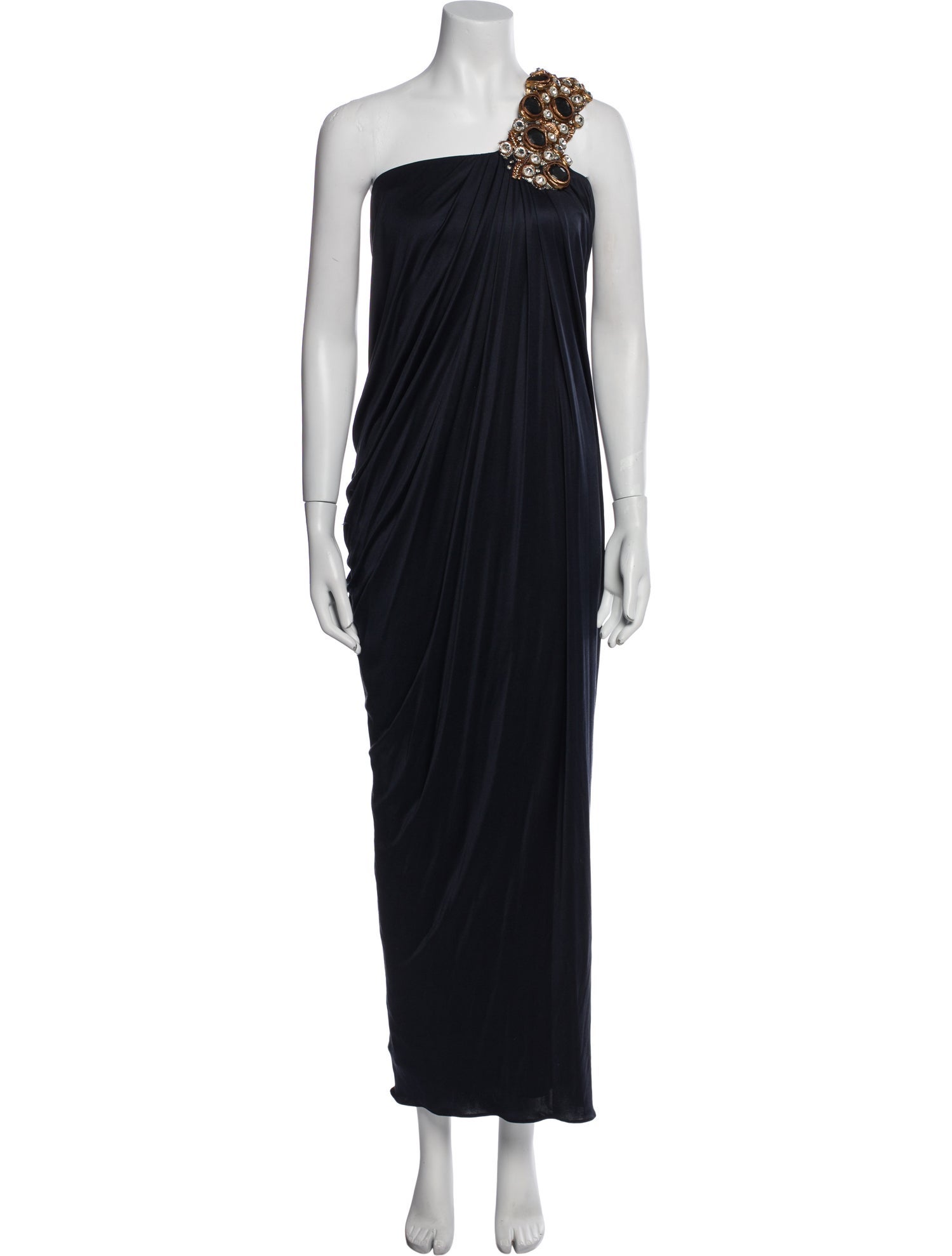 Monique Lhuillier Silk Long Dress