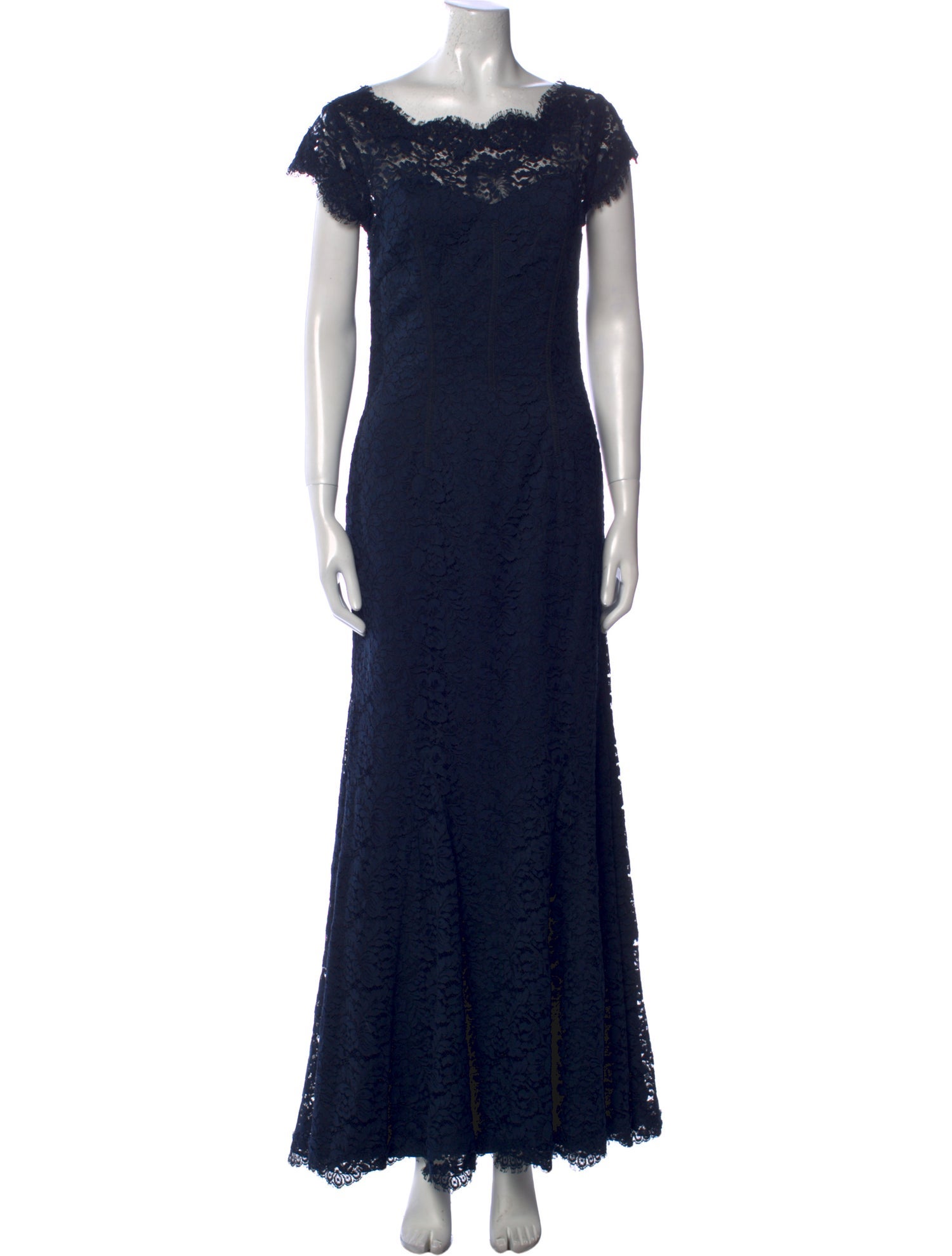 Monique Lhuillier Off-The-Shoulder Long Dress