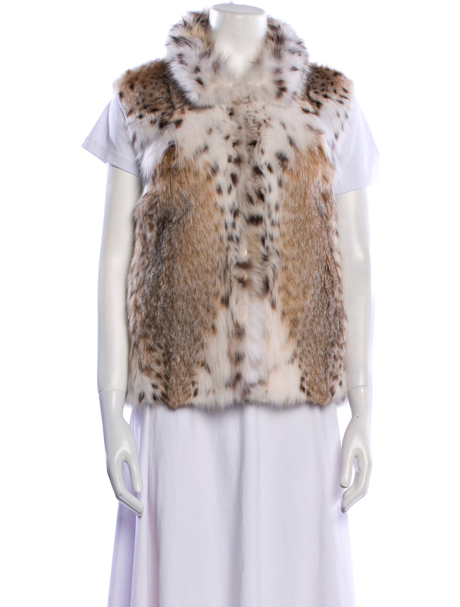 Monique Lhuillier Animal Print Vest