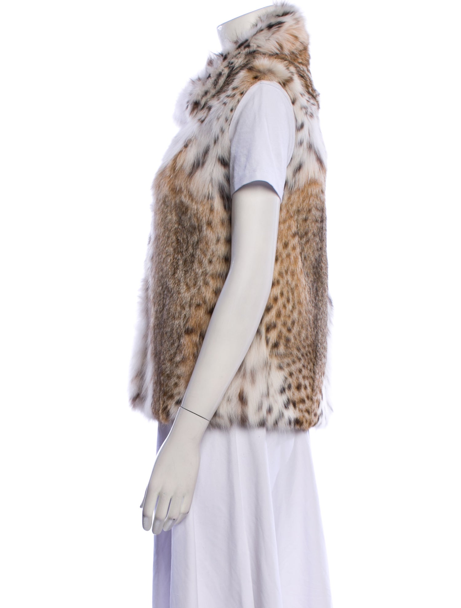 Monique Lhuillier Animal Print Vest