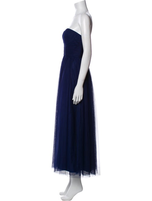 ML Monique Lhuillier Strapless Midi Length Dress