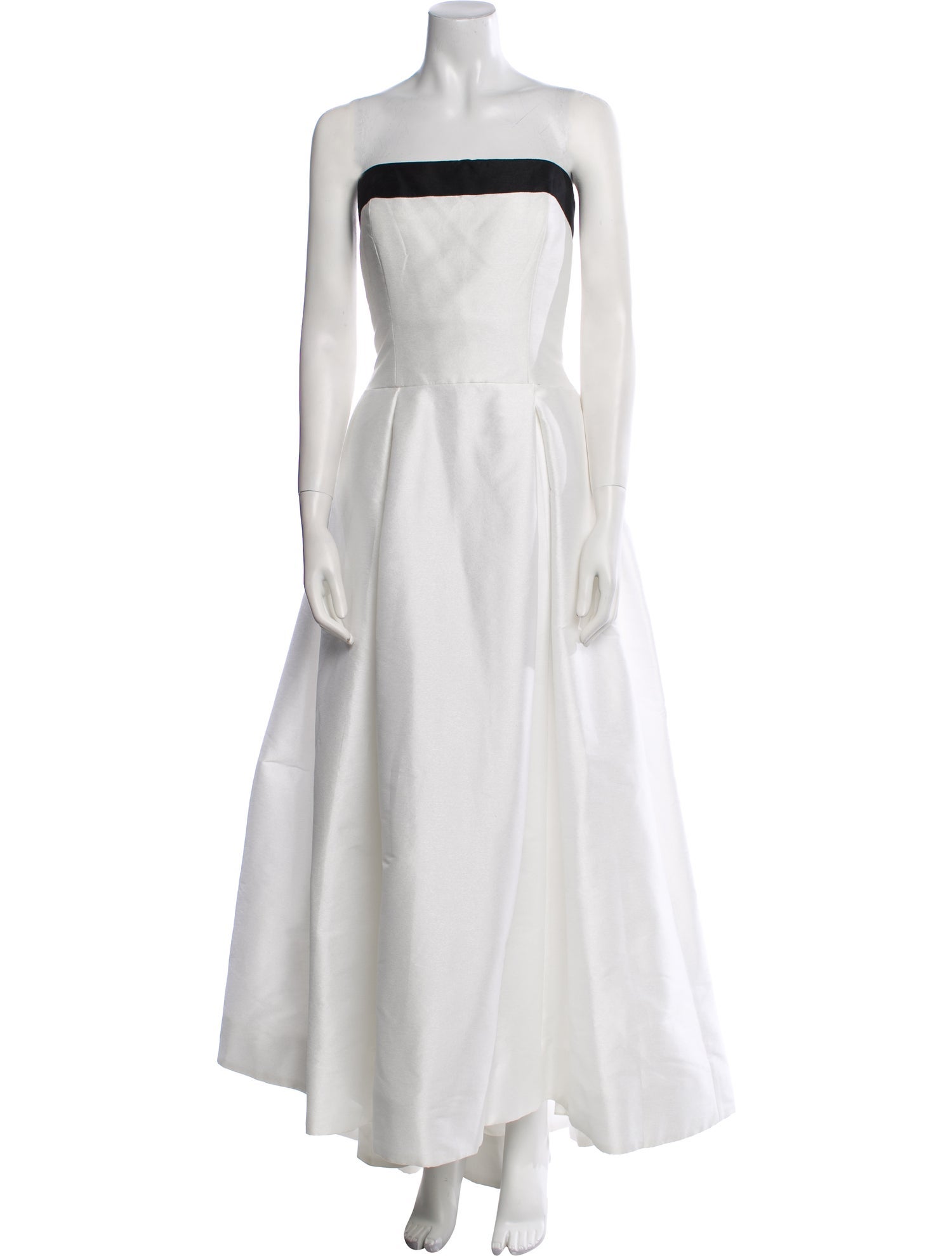 Monique Lhuillier Strapless Long Dress