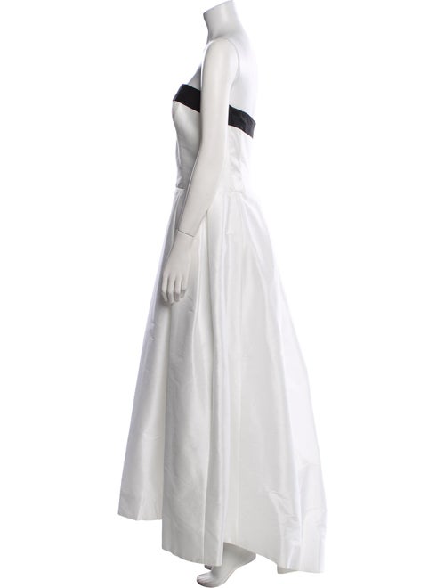 Monique Lhuillier Strapless Long Dress