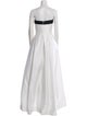 Monique Lhuillier Strapless Long Dress