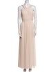 Monique Lhuillier Halterneck Long Dress