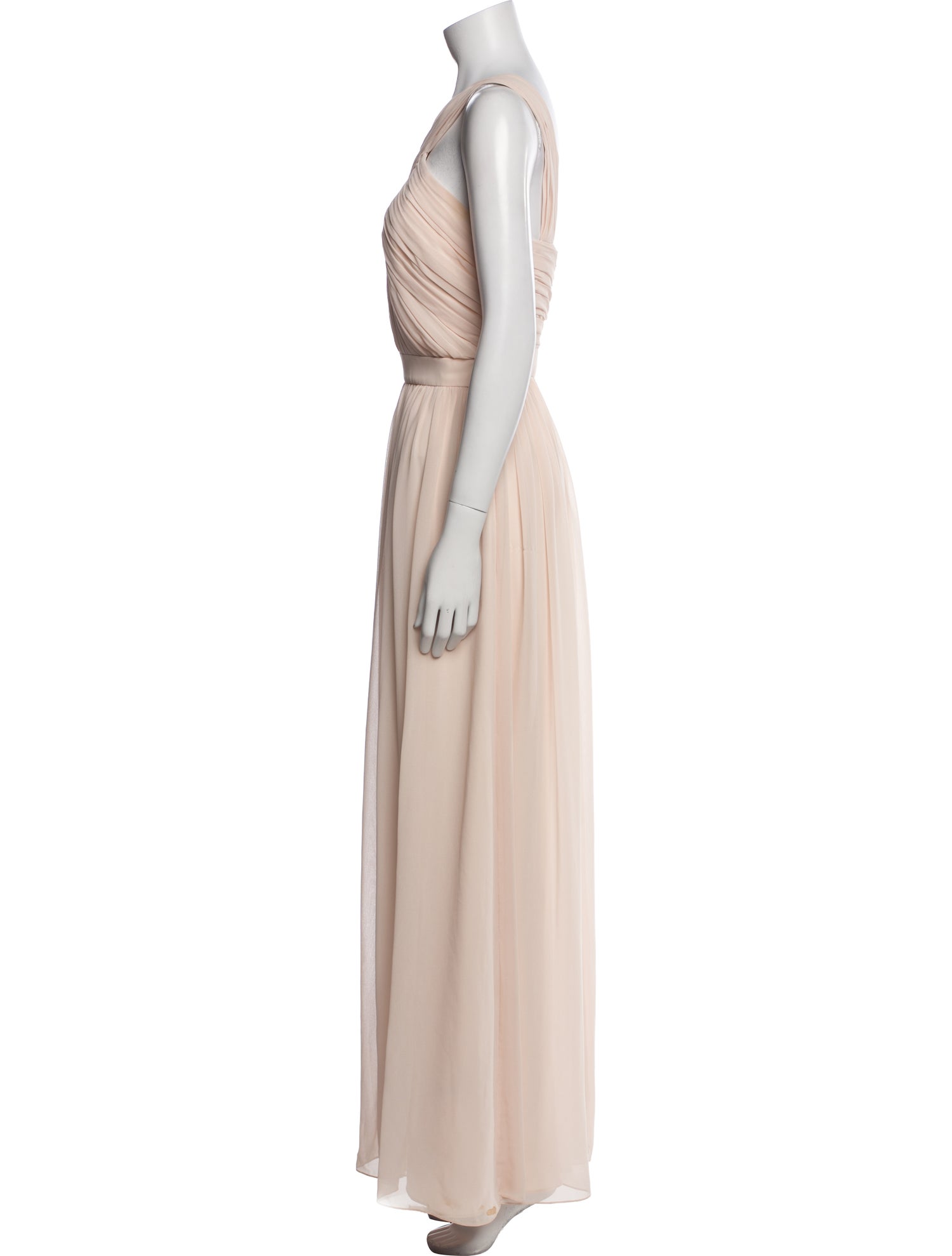 Monique Lhuillier Halterneck Long Dress