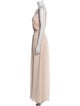 Monique Lhuillier Halterneck Long Dress