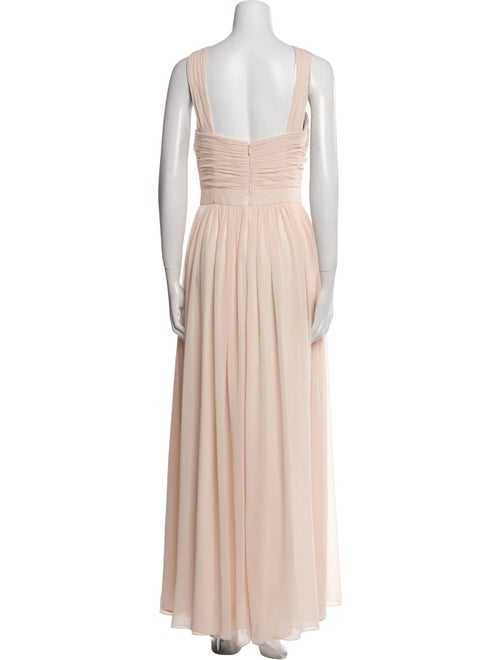 Monique Lhuillier Halterneck Long Dress