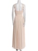 Monique Lhuillier Halterneck Long Dress