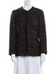 Monique Lhuillier Wool Tweed Pattern Evening Jacket