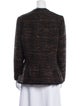Monique Lhuillier Wool Tweed Pattern Evening Jacket