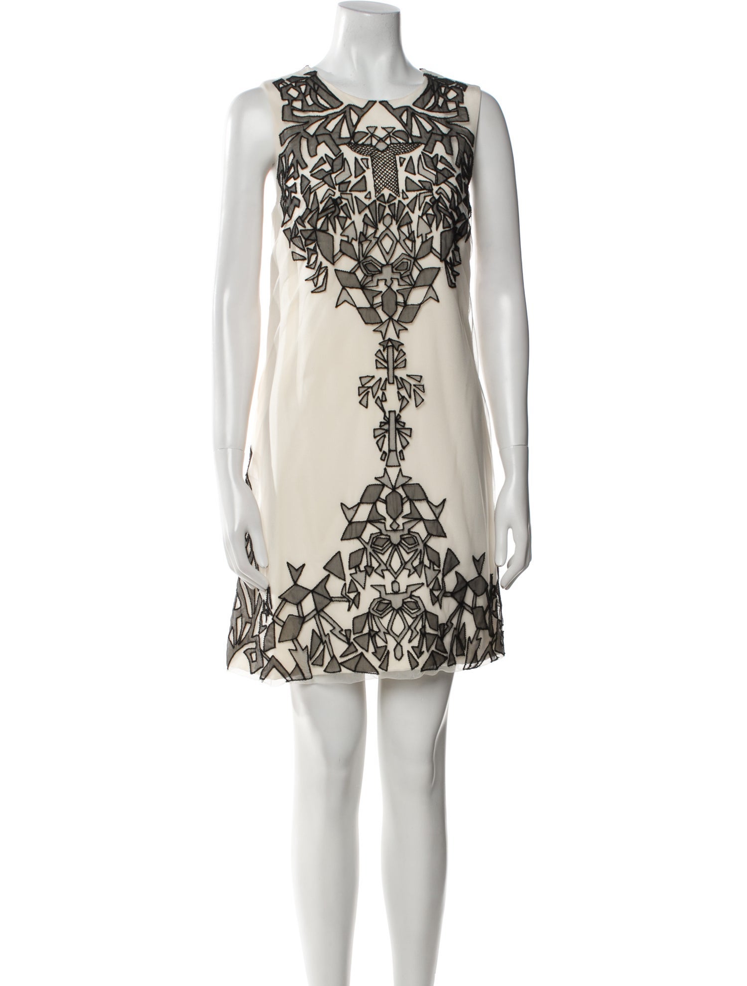 Monique Lhuillier Nylon Mini Dress w/ Tags