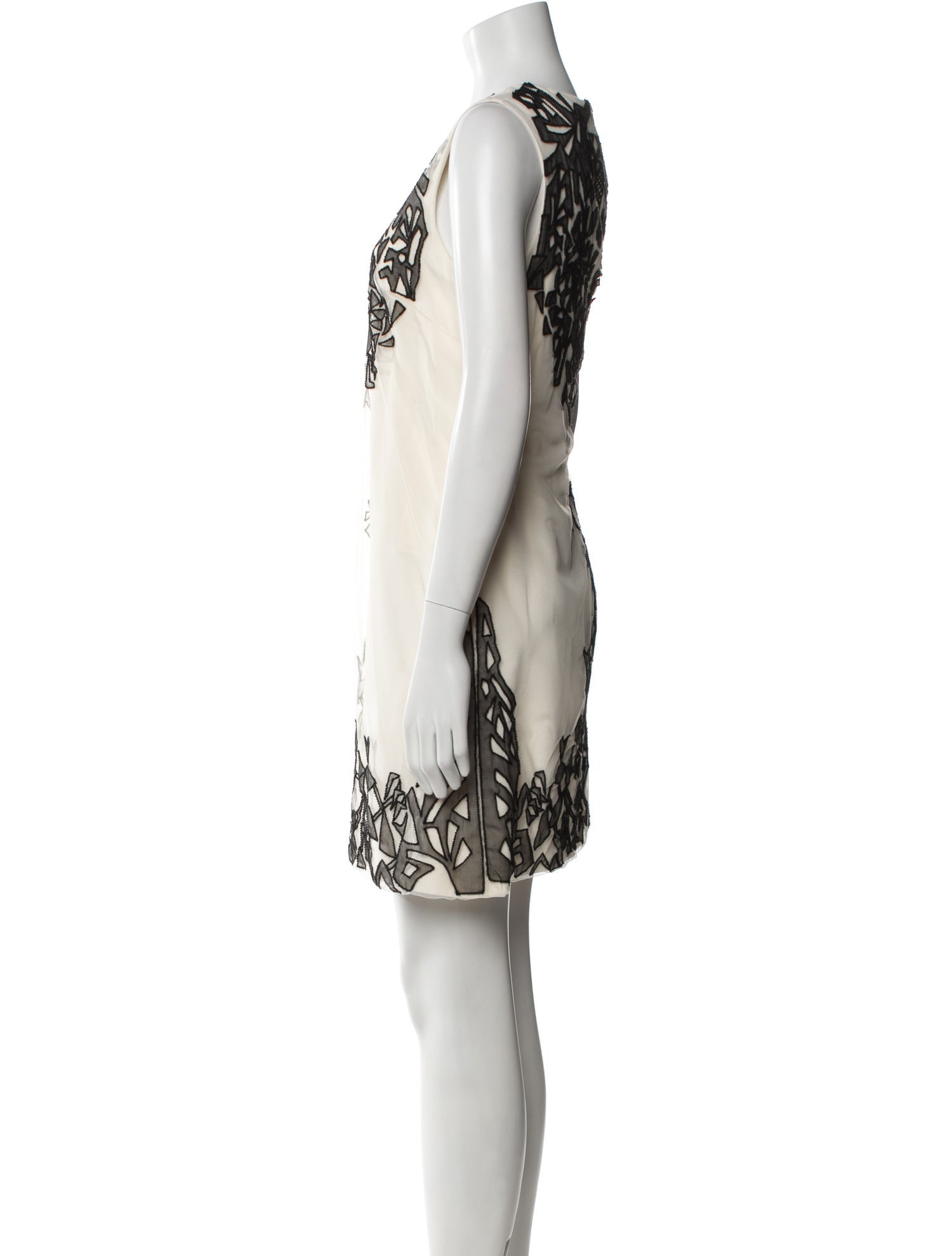 Monique Lhuillier Nylon Mini Dress w/ Tags