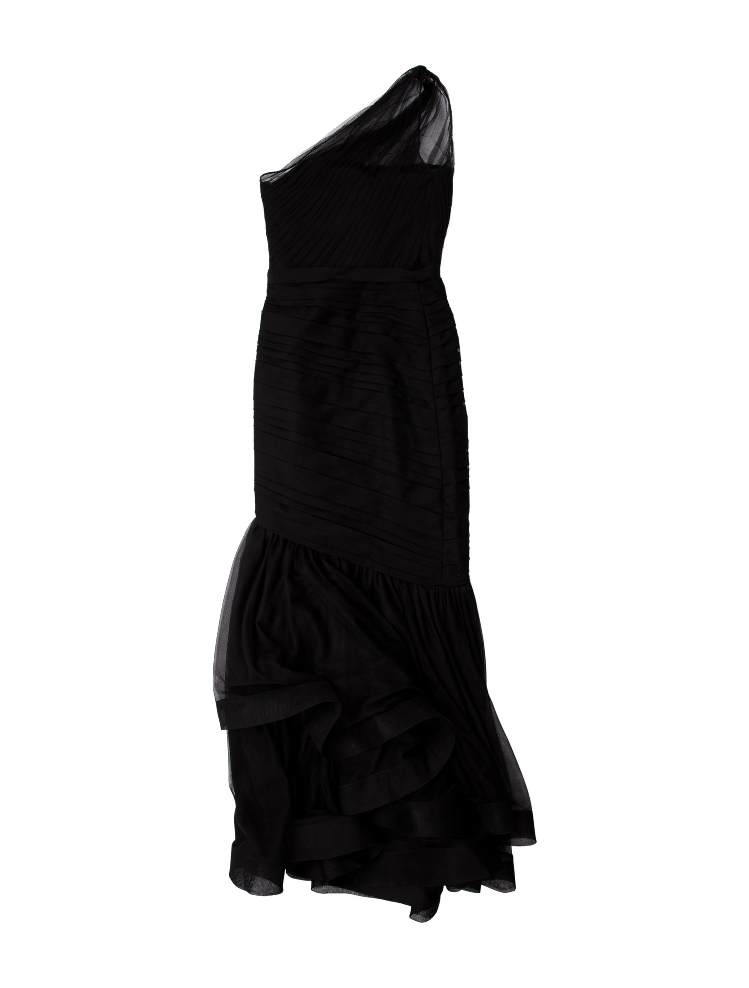 Monique Lhuillier Nylon Long Dress