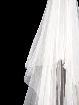 Monique Lhuillier Lace Pattern Long Dress