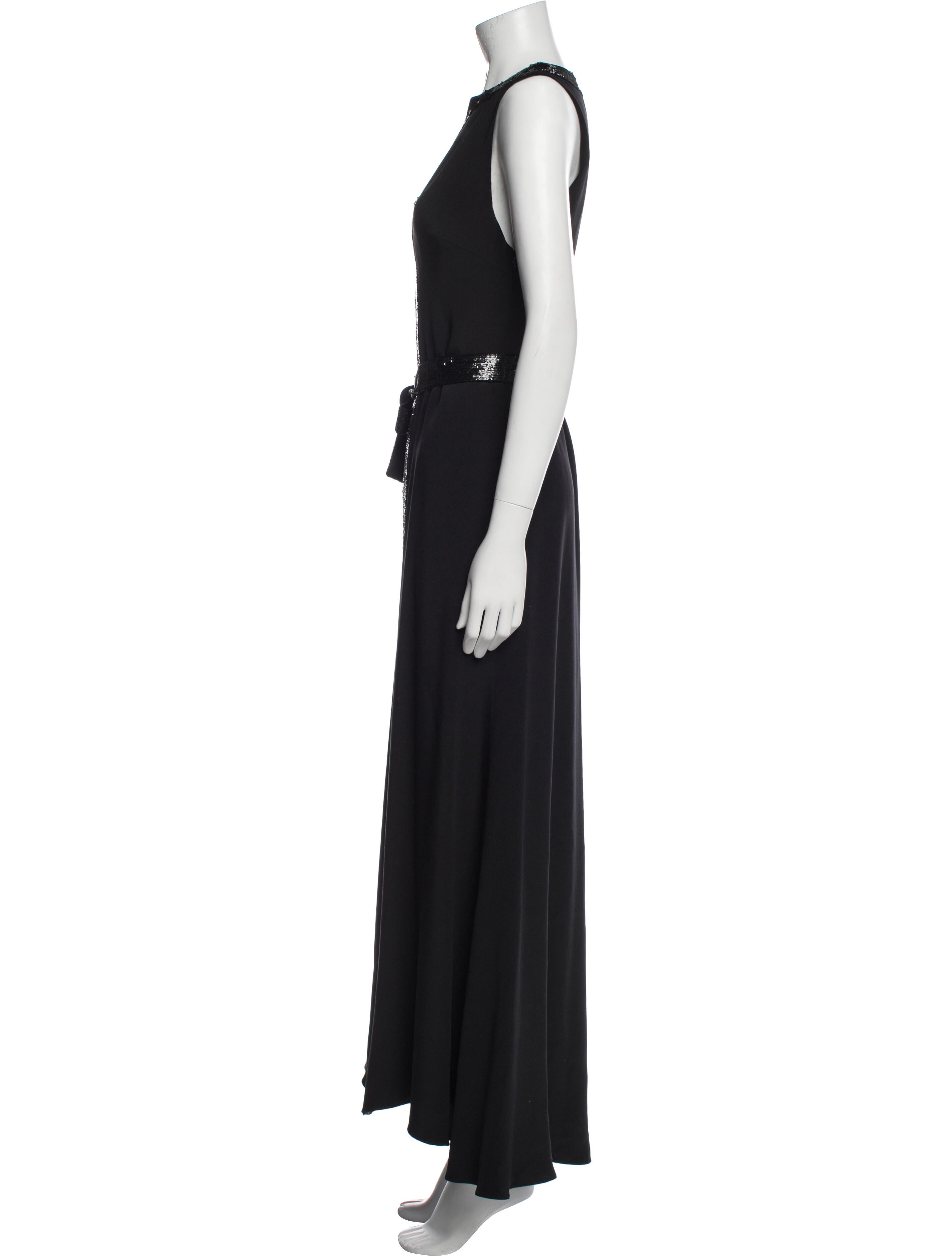 Monique Lhuillier Silk Long Dress