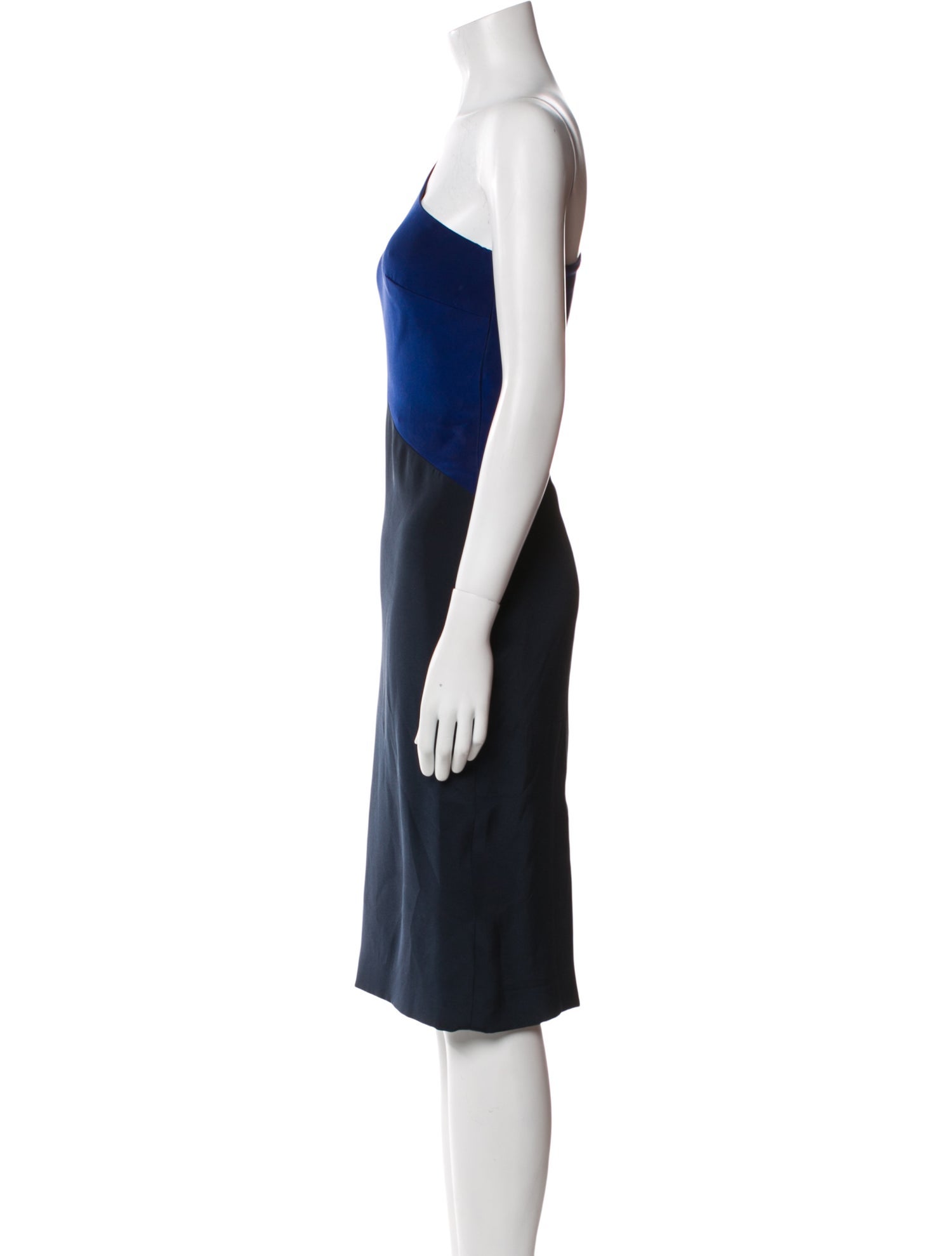 Monique Lhuillier Silk Knee-Length Dress