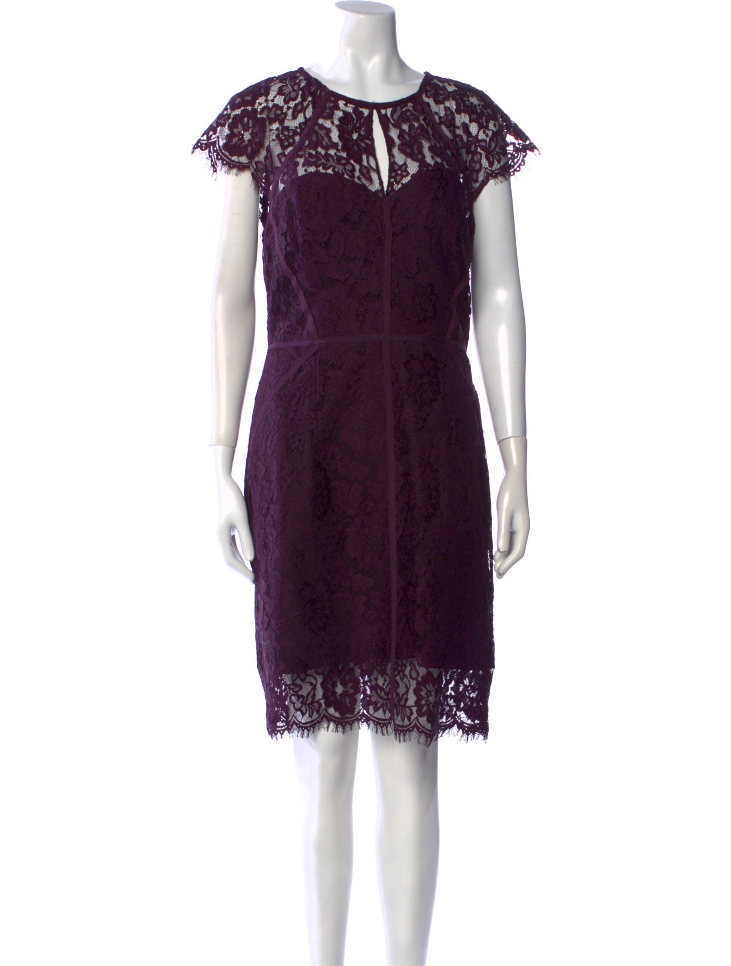 Monique Lhuillier Nylon Knee-Length Dress