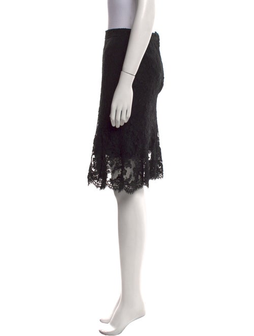 Monique Lhuillier Lace Pattern Knee-Length Skirt