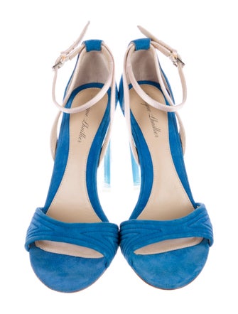 Monique Lhuillier Suede Sandals